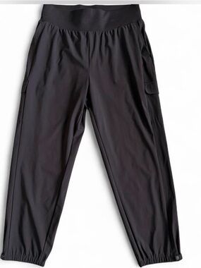 Talbots Black Cargo Jogger Pants with Elastic Cuffs